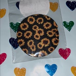 Sunflower car coasters